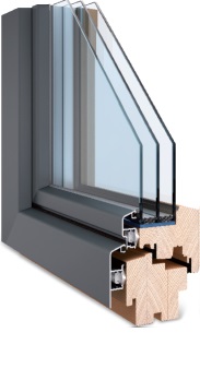 Holz-Aluminum Fenster